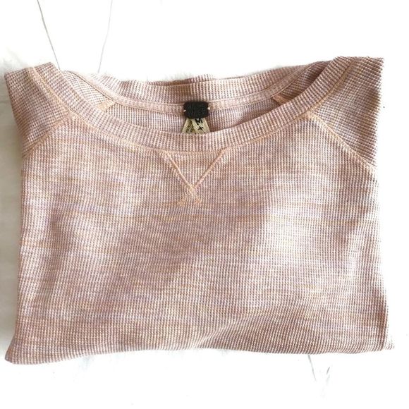 Free People thermal 3/4 sleeve tee - Picture 5 of 5